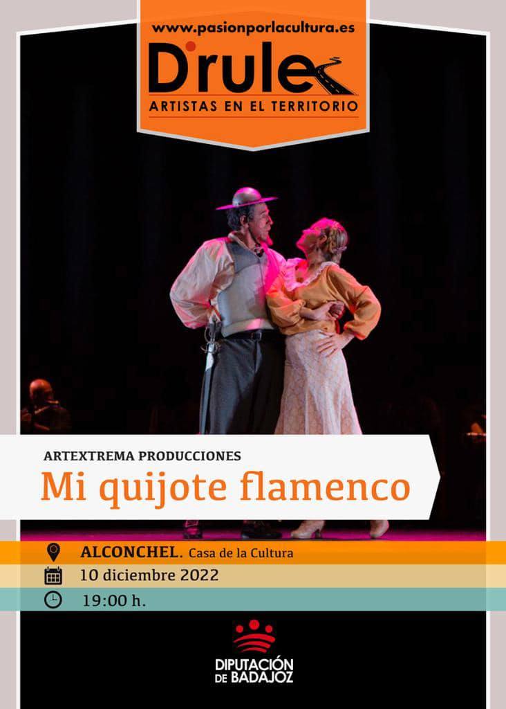 La casa de la cultura acoge esta tarde el espectáculo 'Mi Quijote Flamenco'
