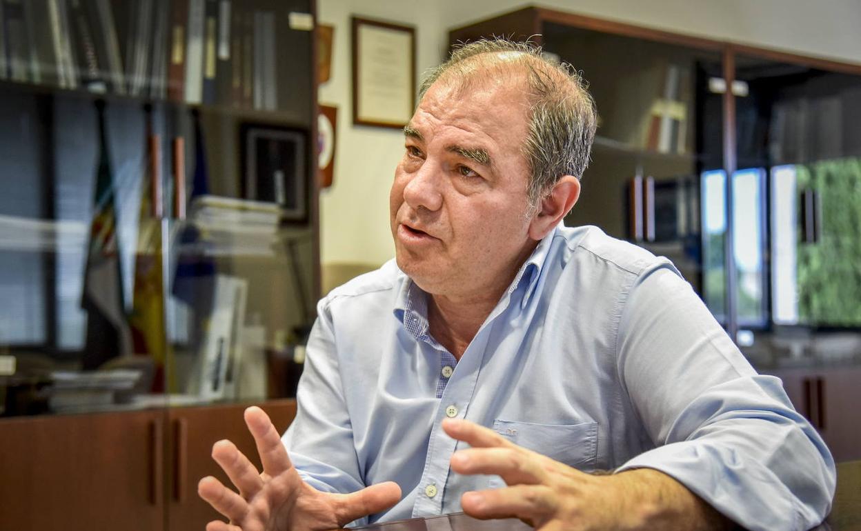 Marcelino Núñez, delegado de la Aemet en Extremadura. 