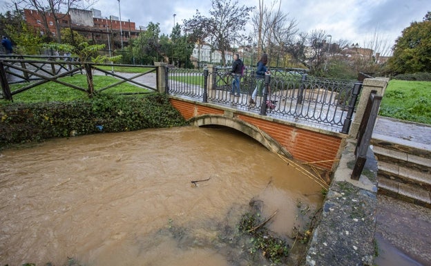 Nivel del agua a la altura de Fuente Fría. 