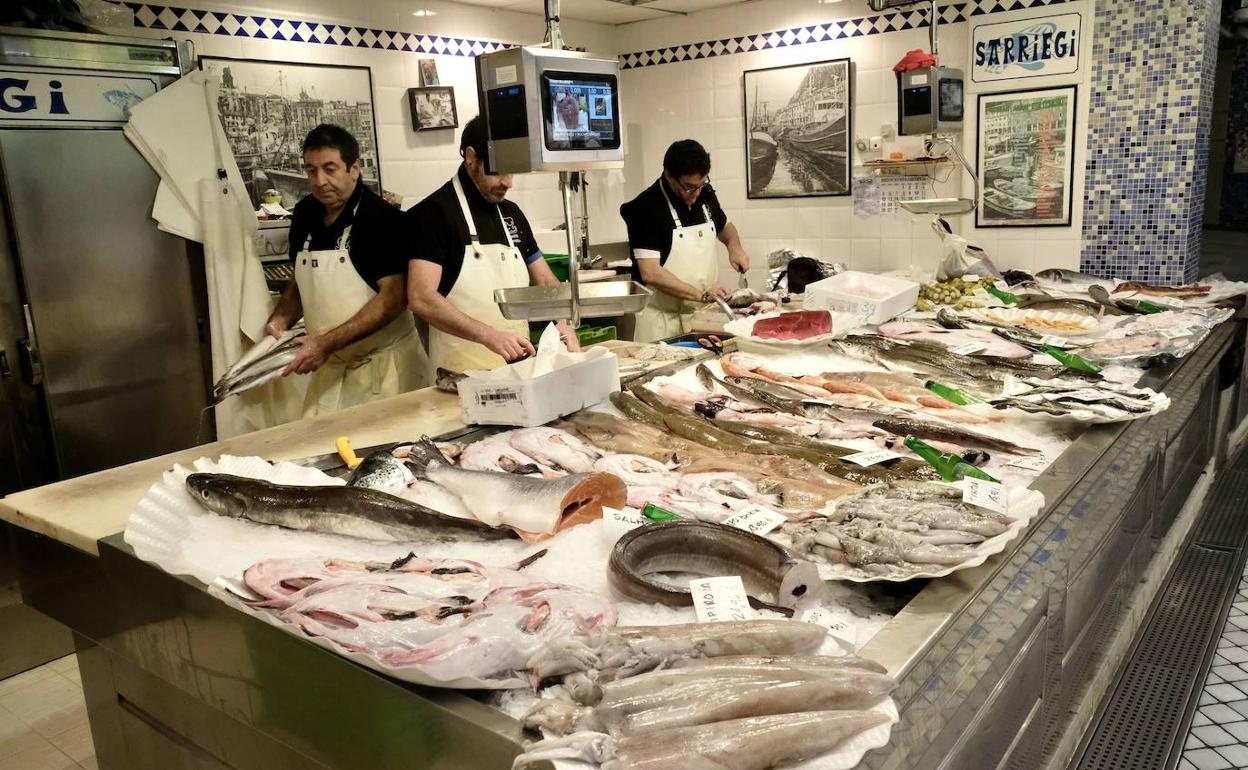 Las pescaderías tienen más productos en estas fechas. 