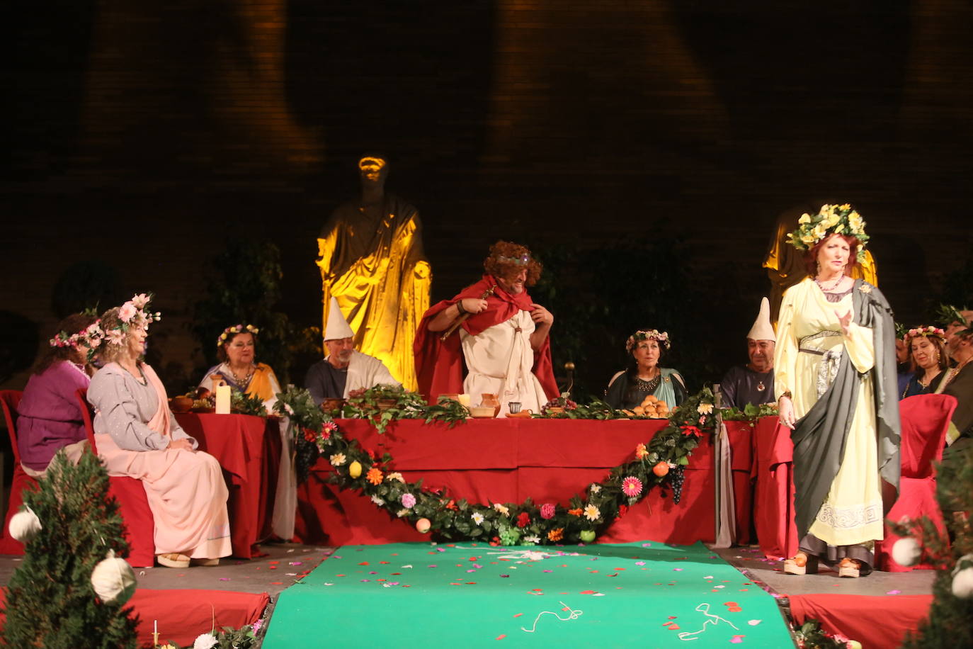 Fotos: El Museo Nacional de Arte Romano recrea los festejos de Saturnalia