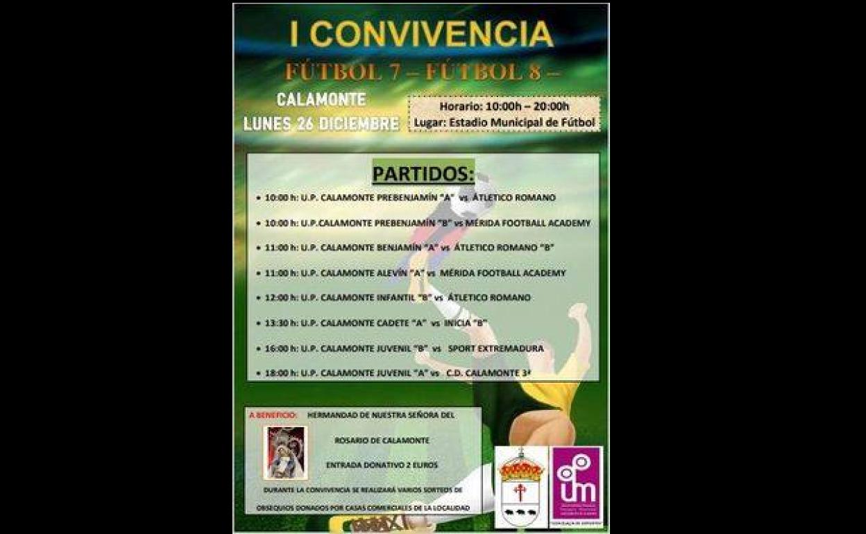 I Convivencia de fútbol a favor de la Hermandad de Ntra. Sra. del Rosario de Calamonte