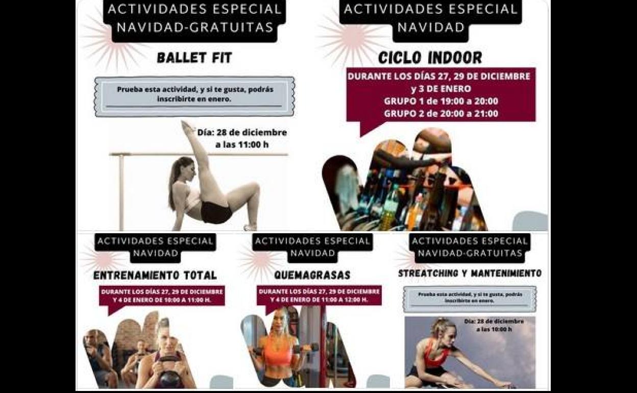 Diferentes actividades para mantenerse en forma en Navidad