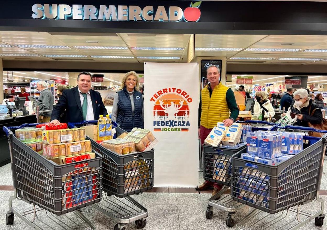 Donación al Banco de Alimentos de Badajoz. 
