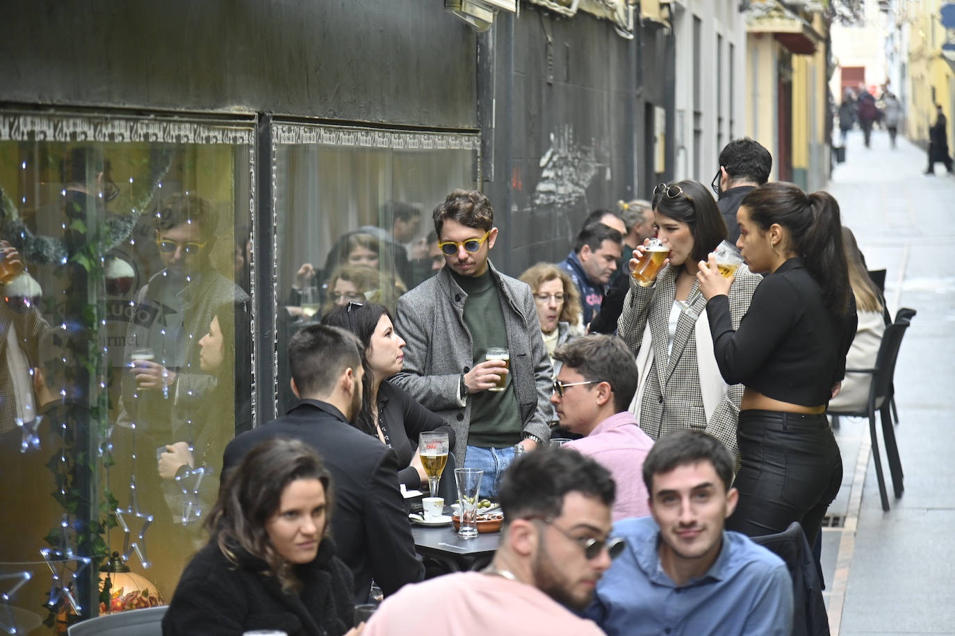 Fotos: Gran ambiente en el cañeo de Nochebuena en Badajoz