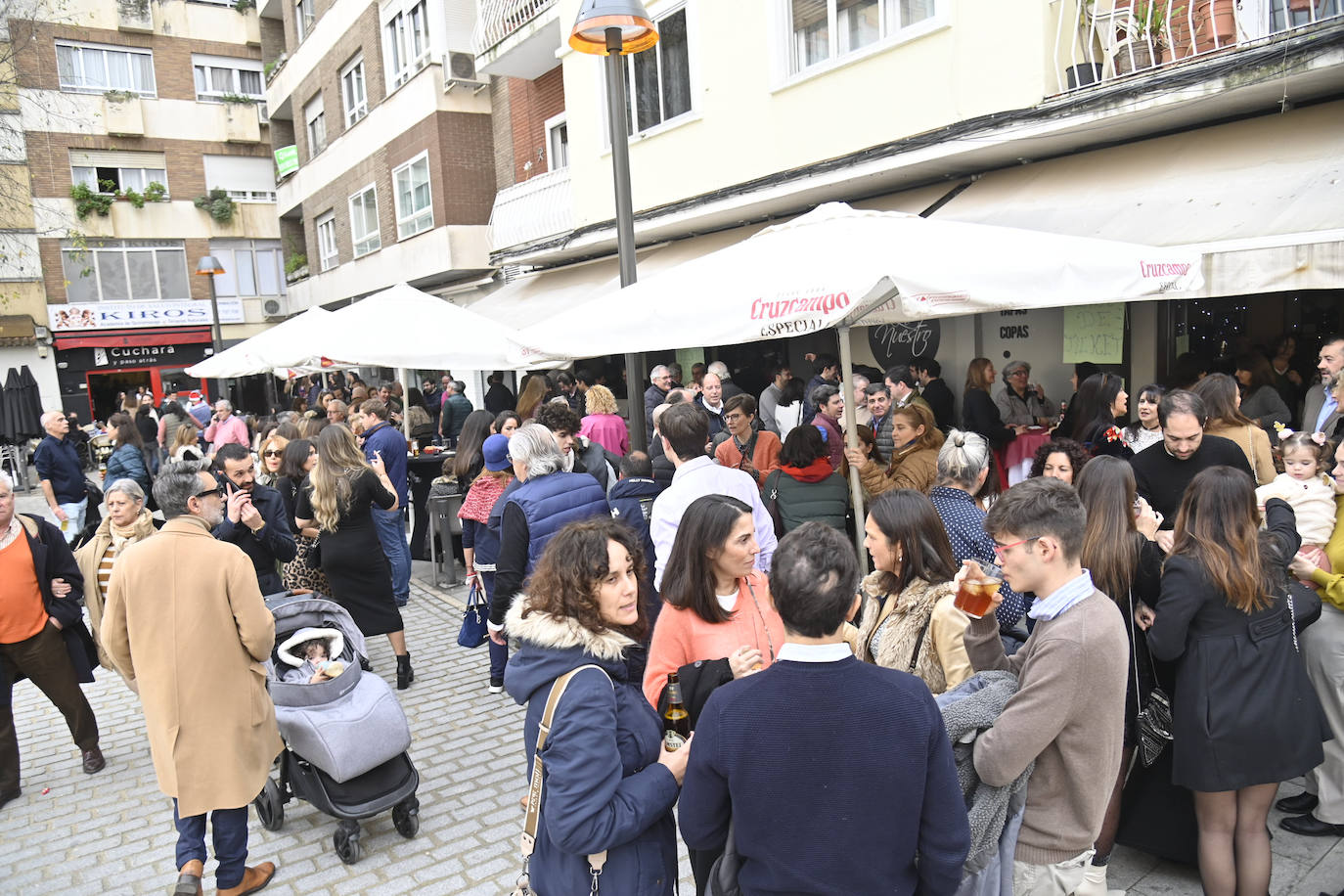 Fotos: Gran ambiente en el cañeo de Nochebuena en Badajoz