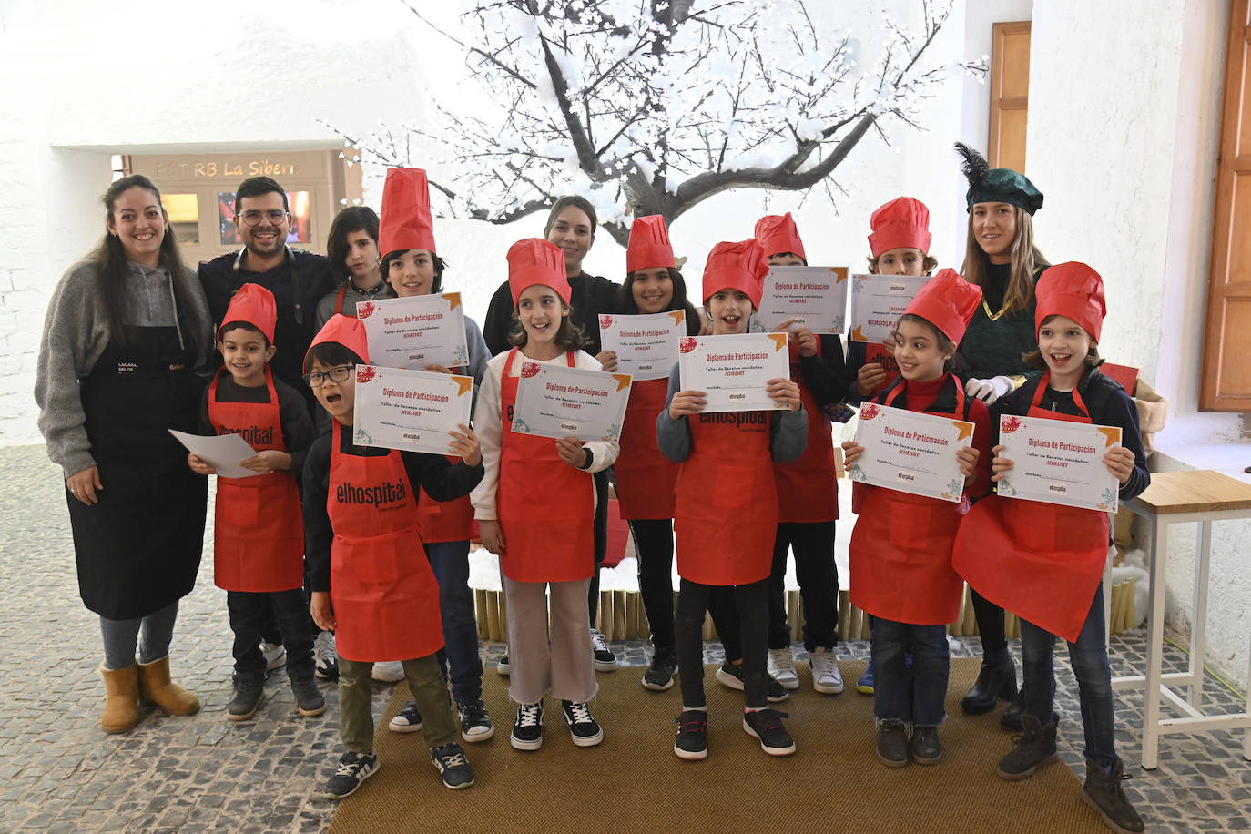 Actividades navideñas para los más pequeños en el Hospital Provincial