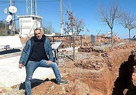 Recreación de trincheras en Campillo de Llerena (Badajoz).