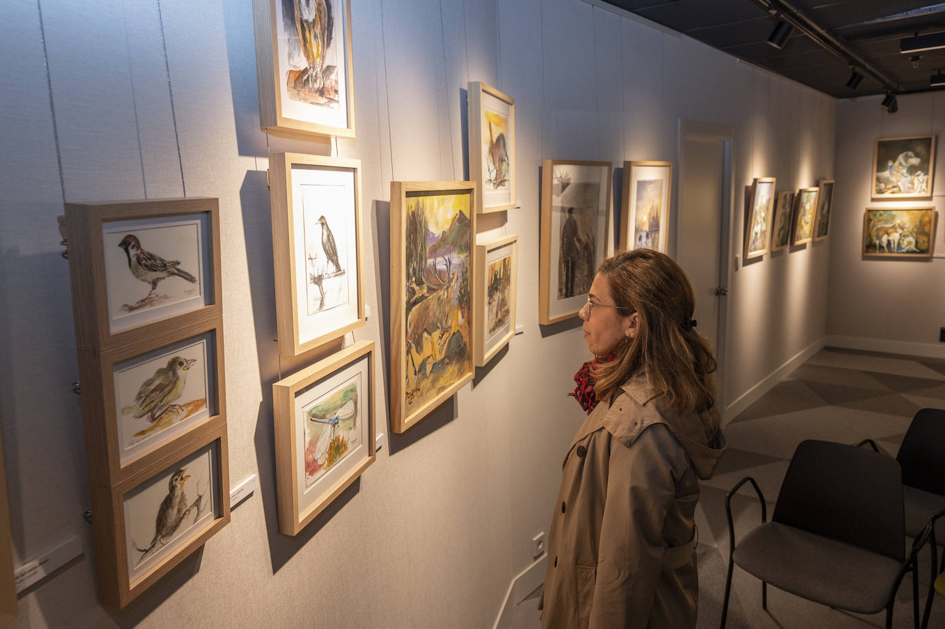 Exposición de Adela Carranza y Pedro Castaño.