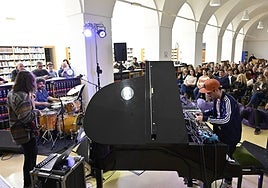 Concierto de jazz en la biblioteca de Extremadura