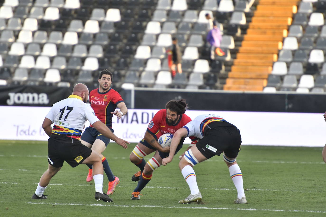 Unas 5.300 presencian en Badajoz la Europe Championship de rugby