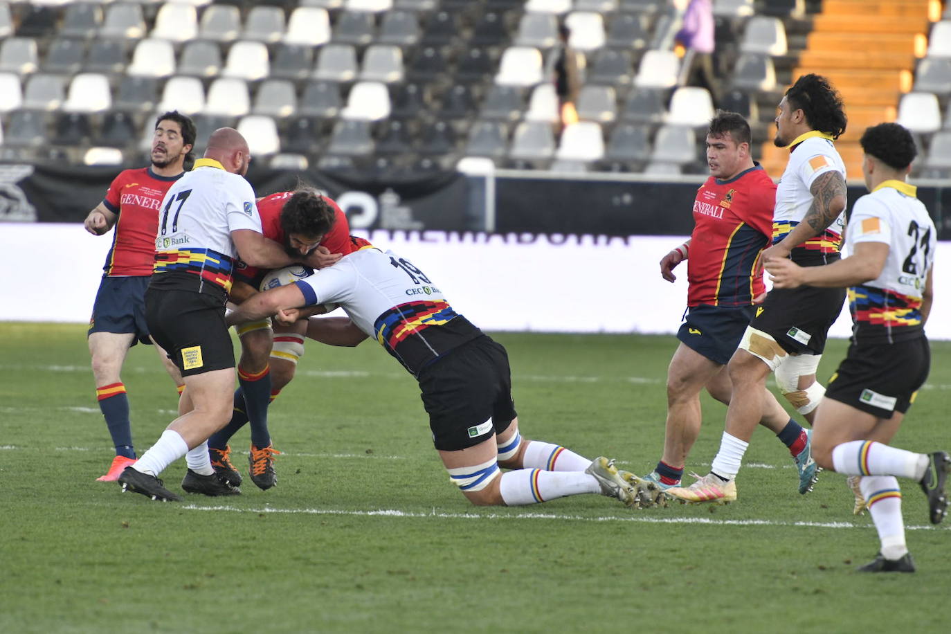 Unas 5.300 presencian en Badajoz la Europe Championship de rugby