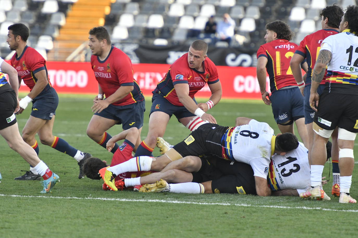 Unas 5.300 presencian en Badajoz la Europe Championship de rugby