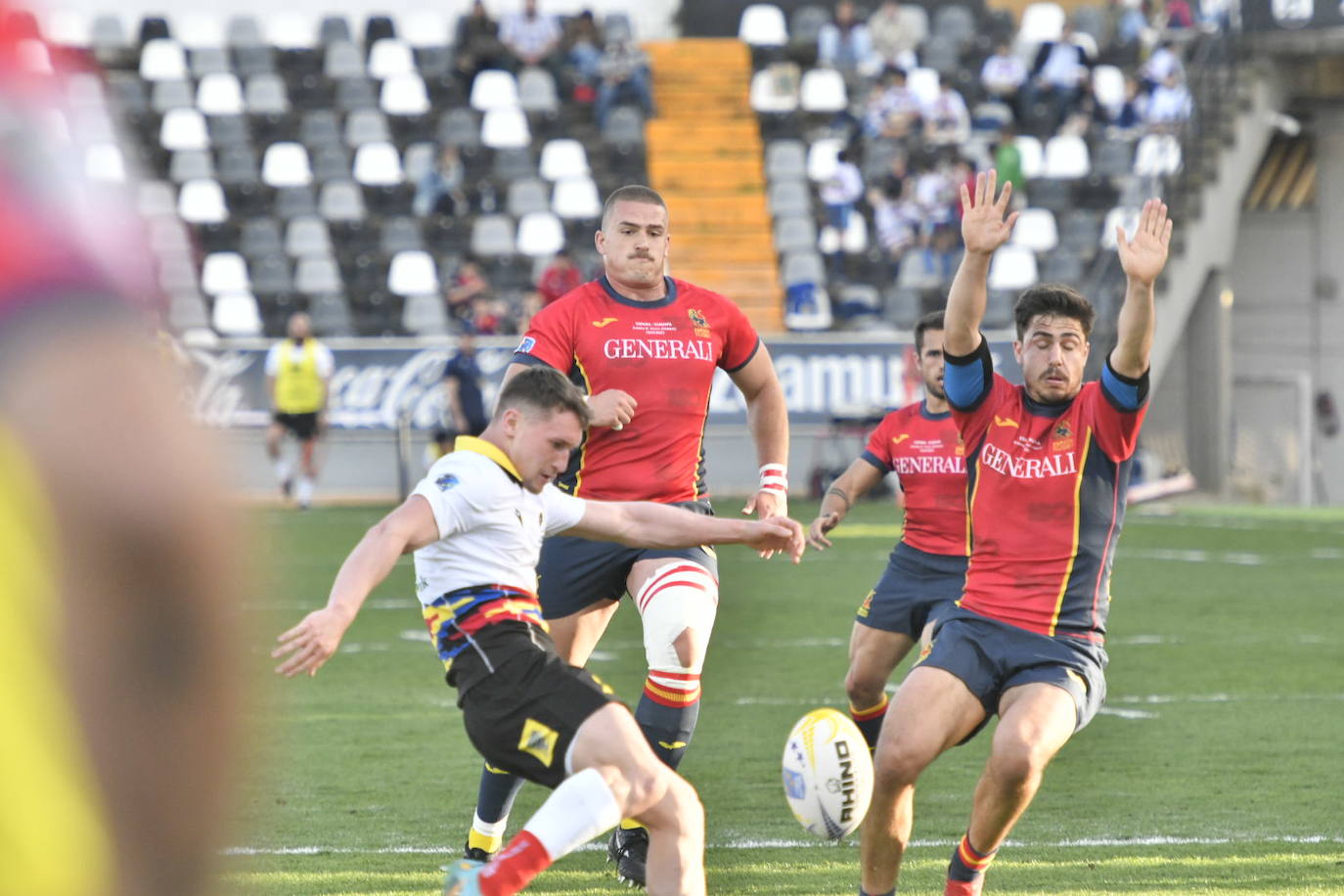 Unas 5.300 presencian en Badajoz la Europe Championship de rugby