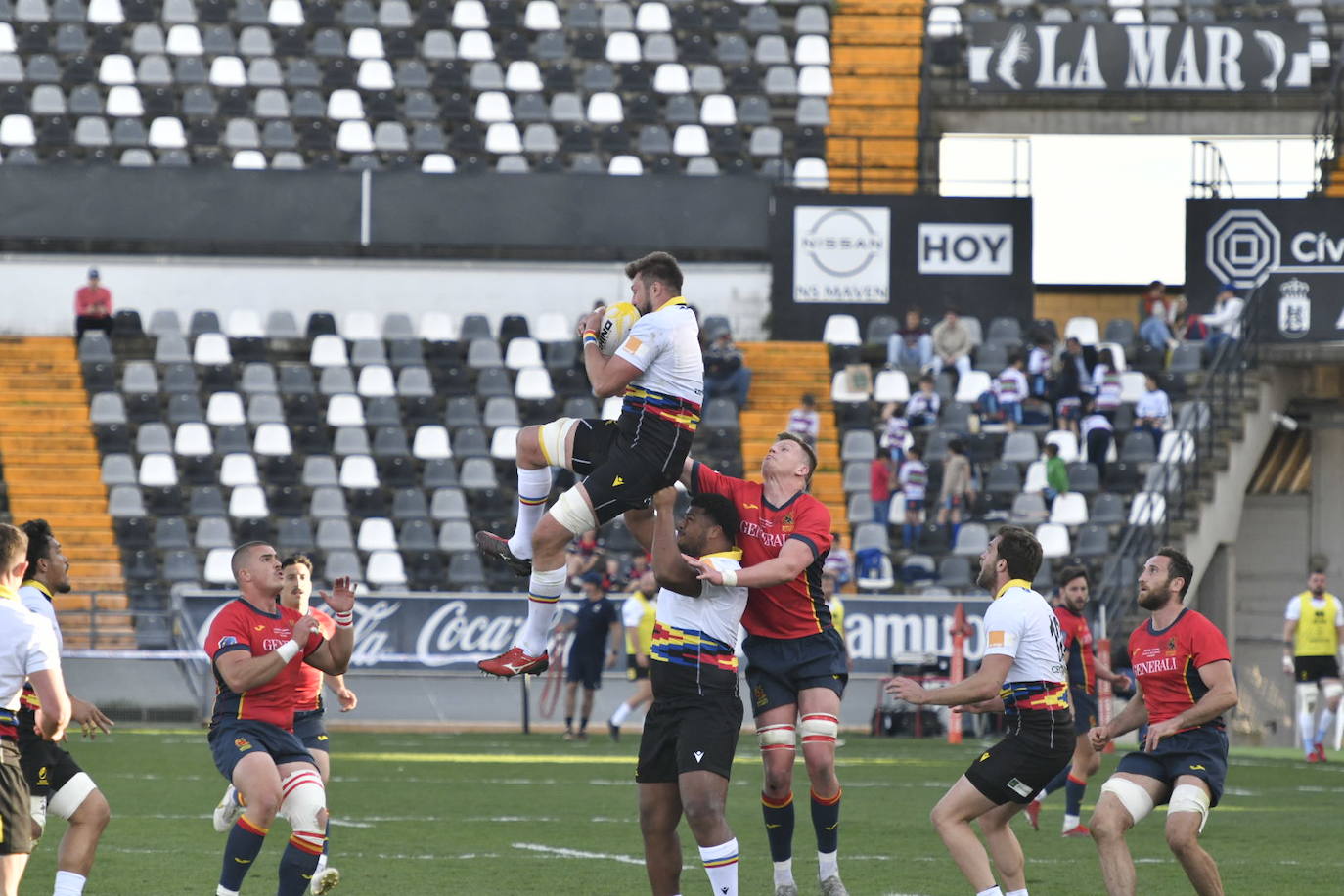 Unas 5.300 presencian en Badajoz la Europe Championship de rugby