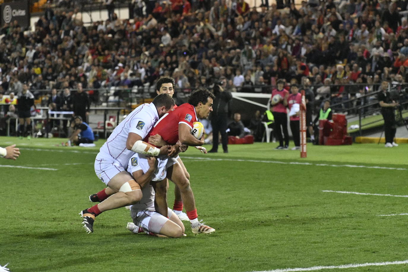 Unas 5.300 presencian en Badajoz la Europe Championship de rugby