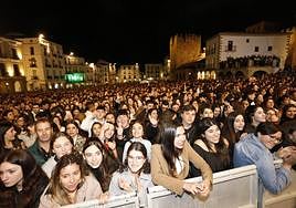 Imagen del concierto de Los 40 del sábado en conmemoración de las cuatro décadas de autonomía.