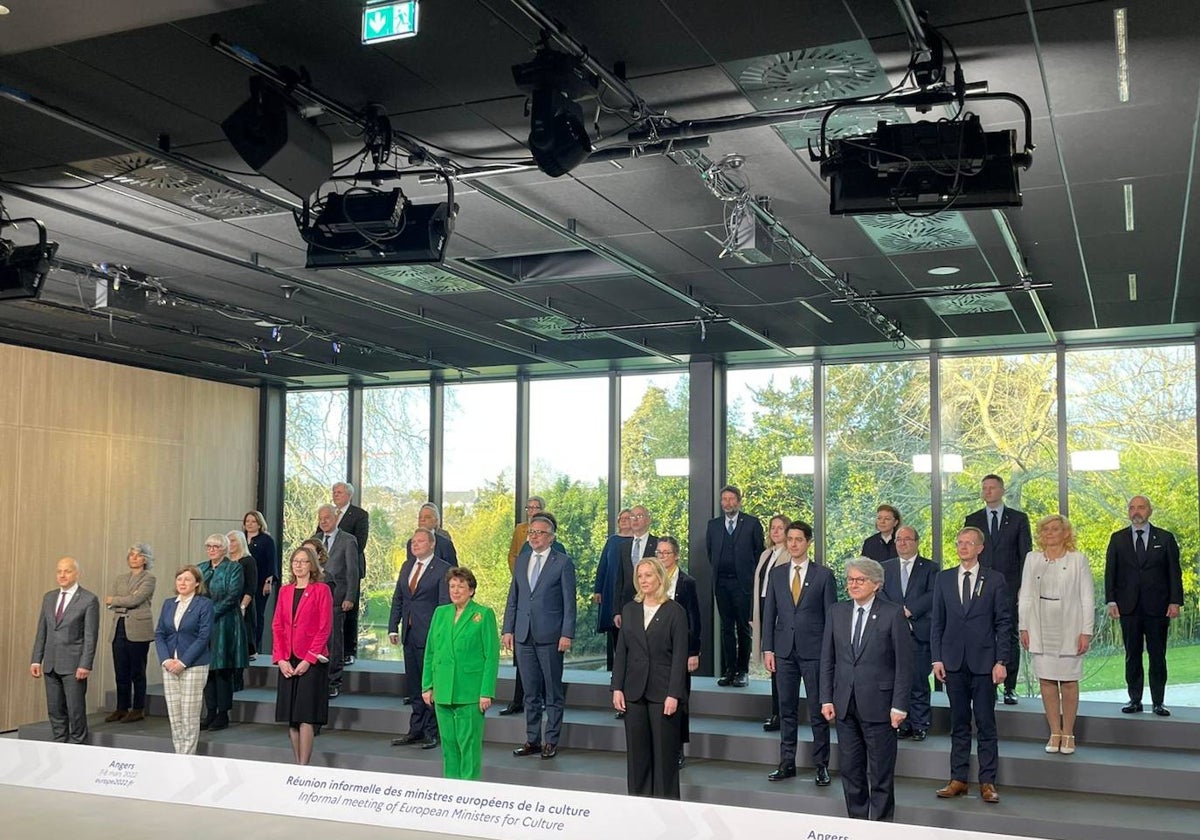 Reunión de ministros de Cultura tuvo lugar en marzo del año pasado en Angers (Francia). HOY