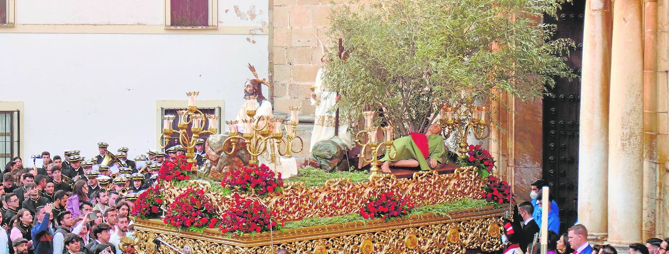 'La Oración' a su salida de La Candelaria en la tarde del Domingo de Ramos.