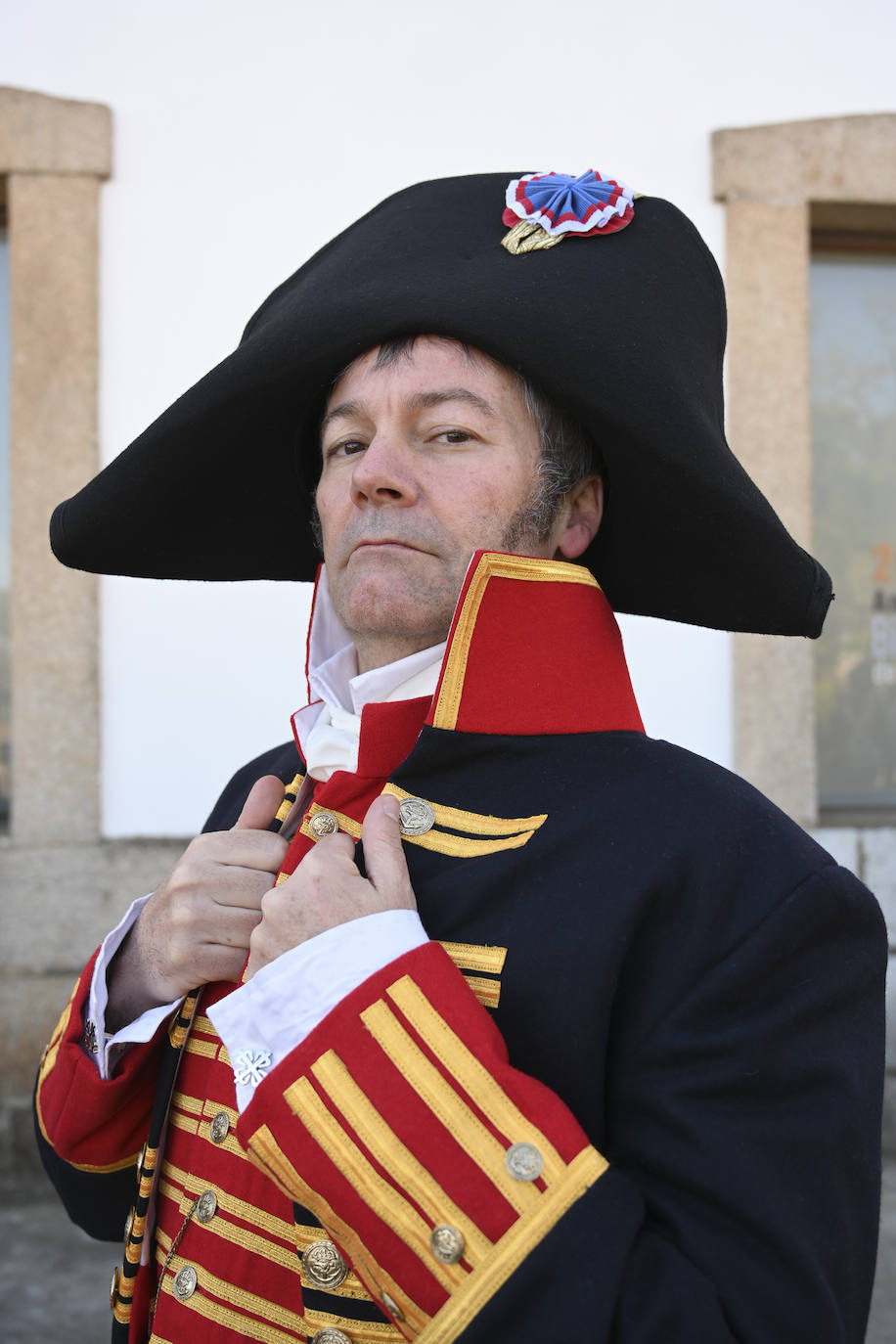 Orgulloso francés horas antes de perder la ciudad.