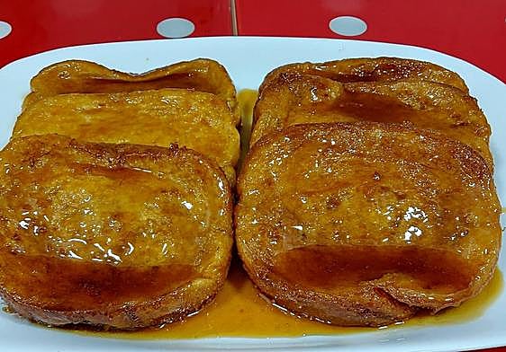 Receta de torrijas de vino sevillanas