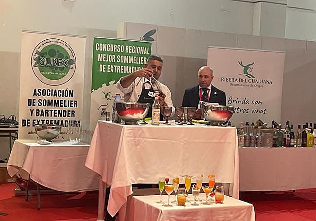 Ángel Martín en un momento del campeonato, organizado por Subex.