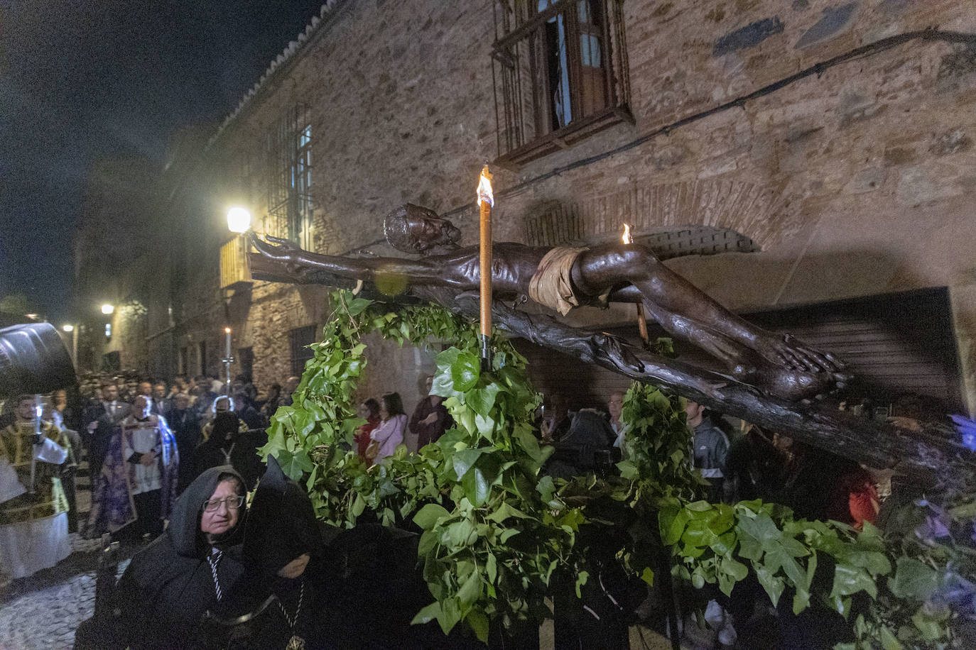 Procesión del Cristo Negro, en imágenes