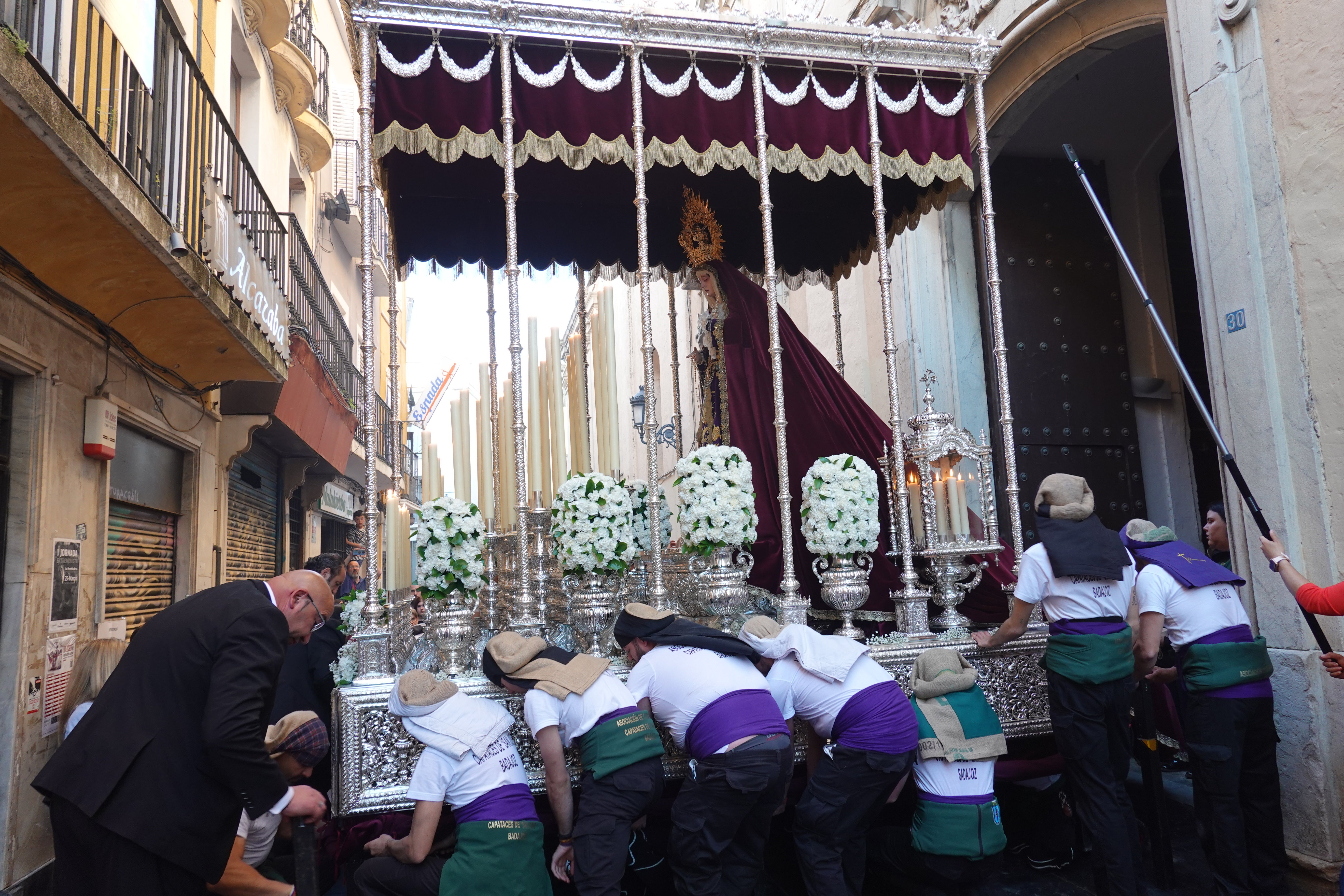 Las mejores imágenes del Jueves Santo en Badajoz