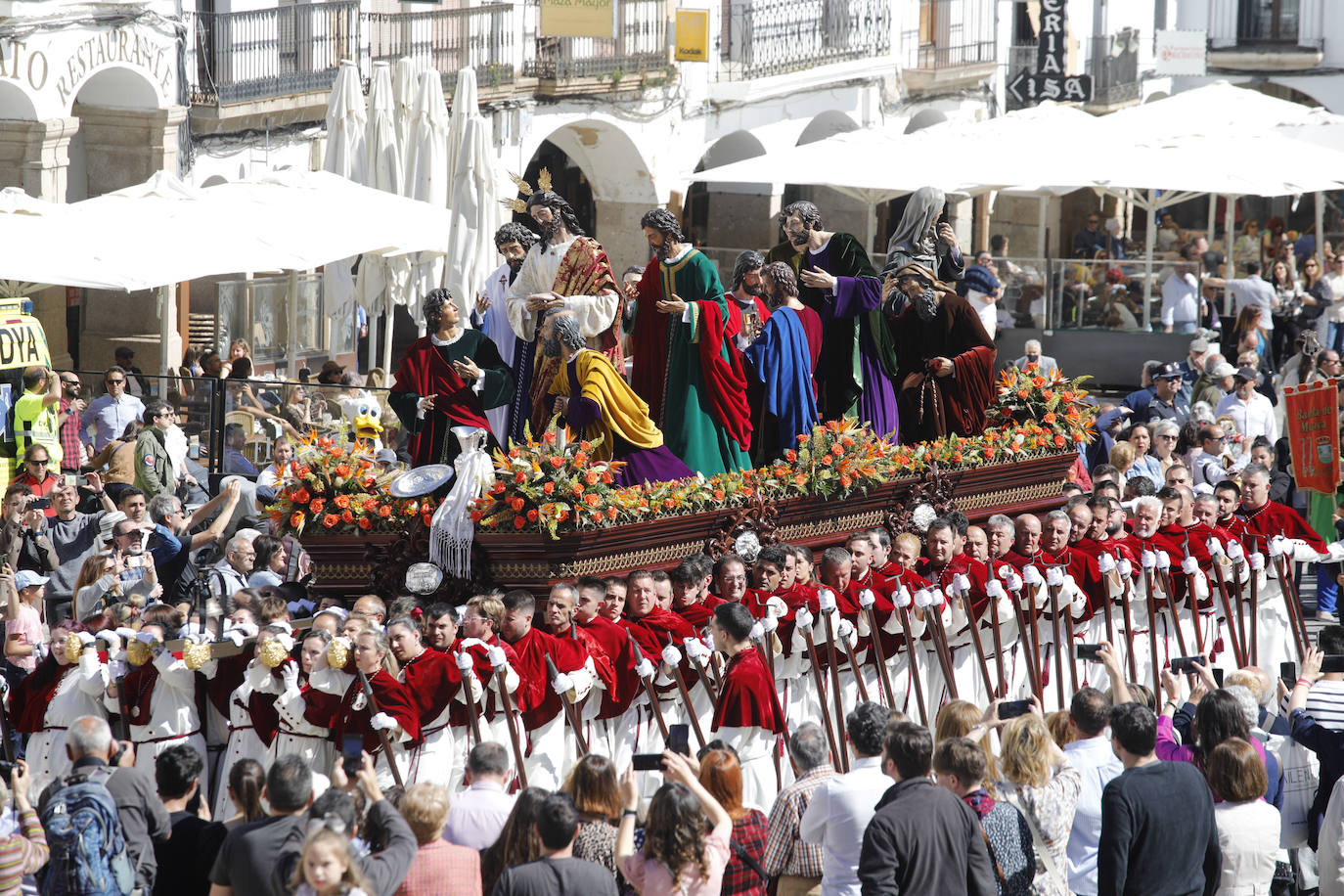 Procesión de la cofradía de la Sagrada Cena