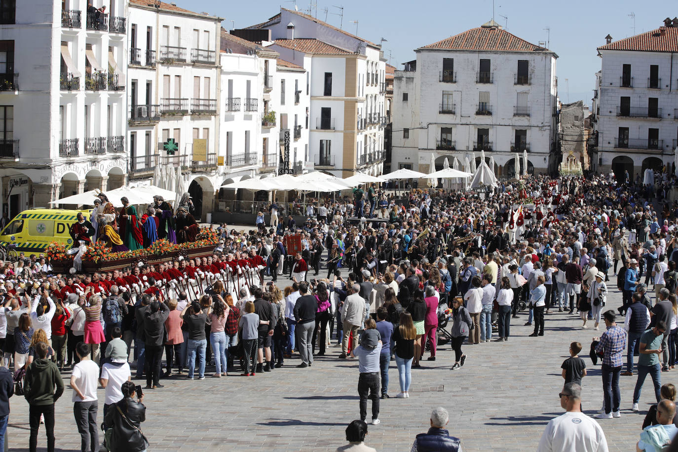 Procesión de la cofradía de la Sagrada Cena