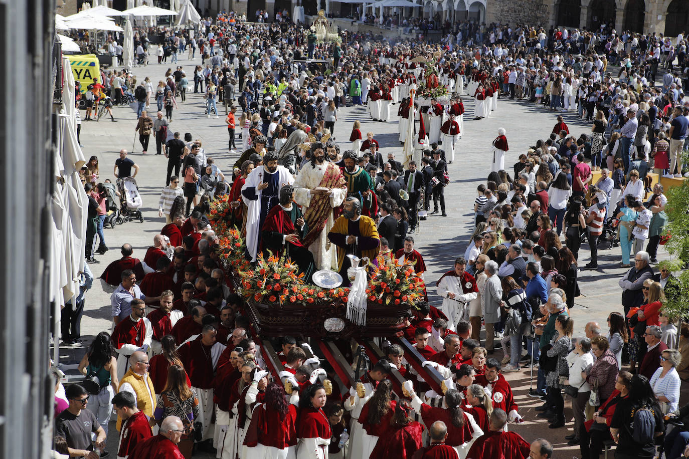 Procesión de la cofradía de la Sagrada Cena