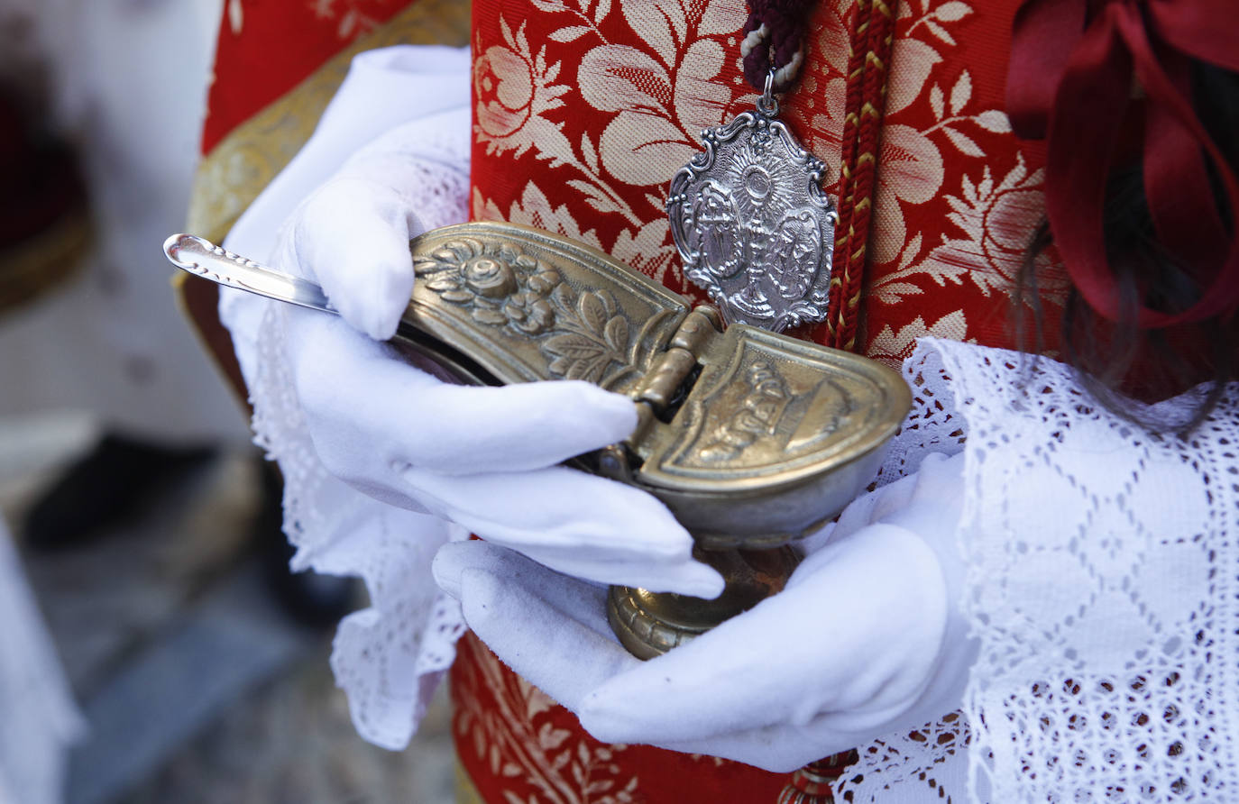 Procesión de la cofradía de la Sagrada Cena