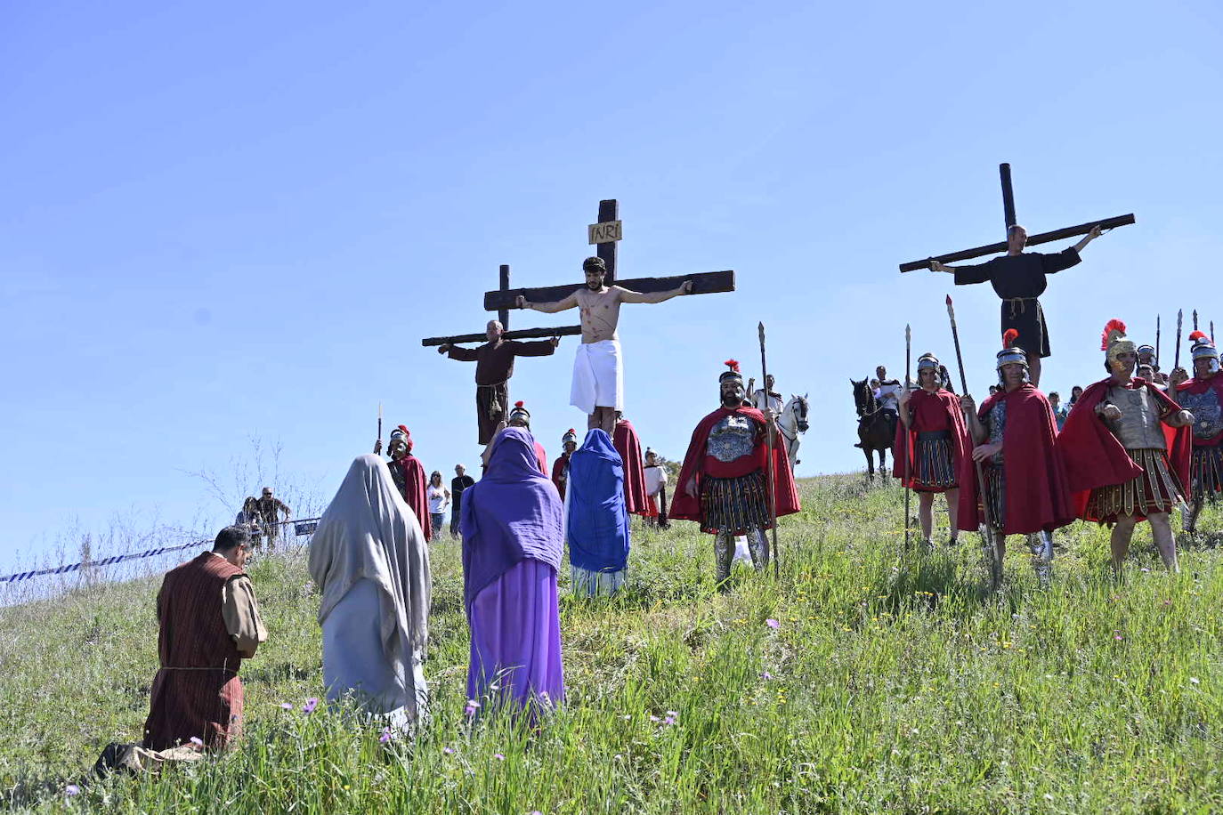 Fotos del Viacrucis del Cerro de Reyes, en Badajoz