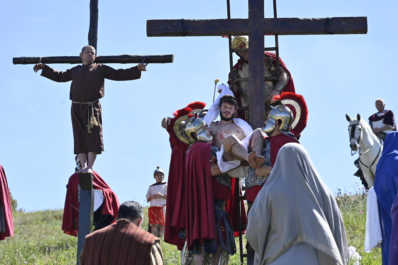 Fotos del Viacrucis del Cerro de Reyes, en Badajoz