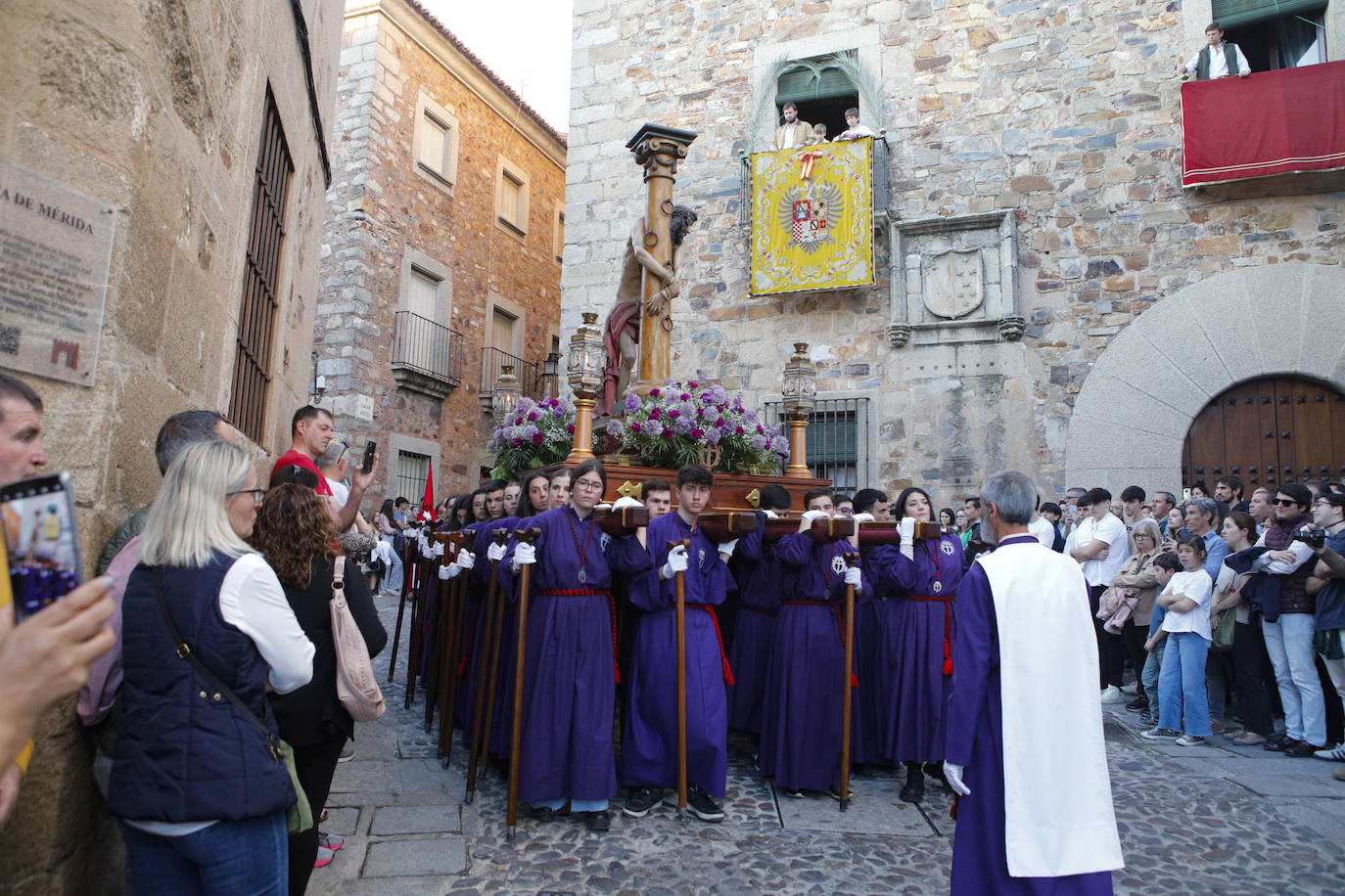 Pasos: Oración en el Huerto, Beso de Judas, La Flagelación, Cristo de la Salud y de la Expiración y Dolorosa de la Cruz Cofradía: Ilustre y Real Cofradía de la Santa y Vera Cruz