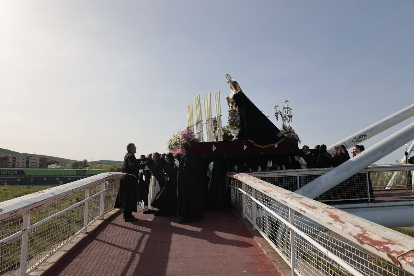 Procesión del Santísimo Cristo de la Victoria y Nuestra Señora del Rosario. Cofradía dominicana del Santísimo Cristo de la Victoria.