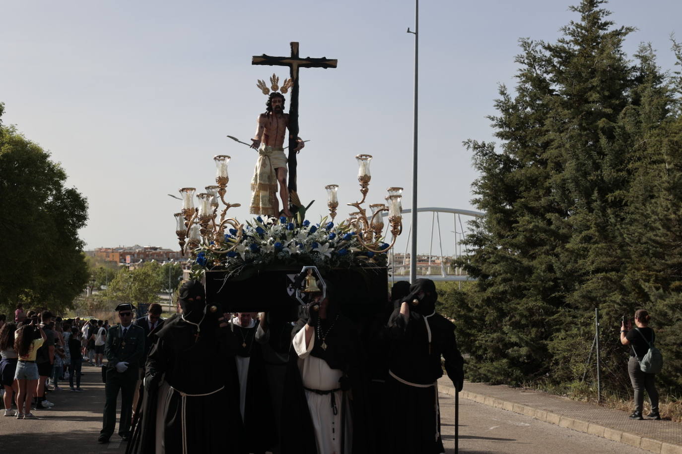 Procesión del Santísimo Cristo de la Victoria y Nuestra Señora del Rosario. Cofradía dominicana del Santísimo Cristo de la Victoria.