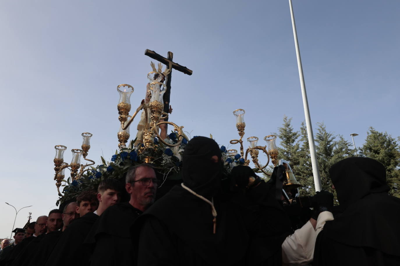 Procesión del Santísimo Cristo de la Victoria y Nuestra Señora del Rosario. Cofradía dominicana del Santísimo Cristo de la Victoria.