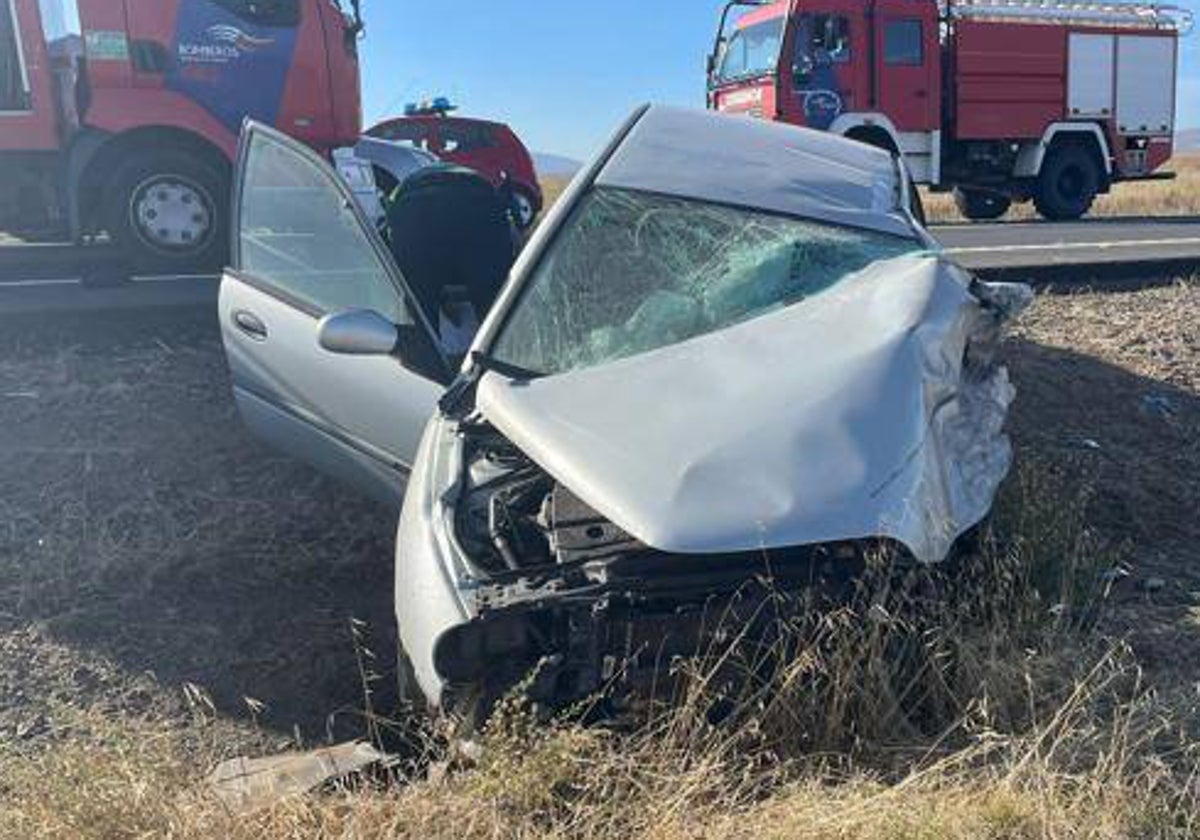 Accidente mortal en octubre de 2021 entre Llerena y Ahillones en la N-432.