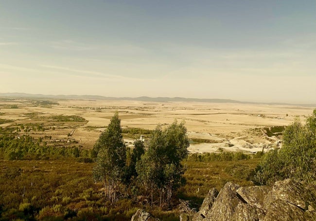 Zona del cerro Arropez, a unos 10 kilómetros de Cáceres.