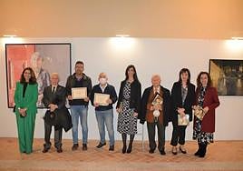 Galardonados, autoridades y jurado de la XL edición