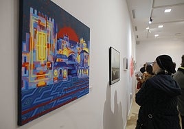 Exposición 'La Plaza de nuestra vida' a beneficio del Banco de Alimentos de Cáceres