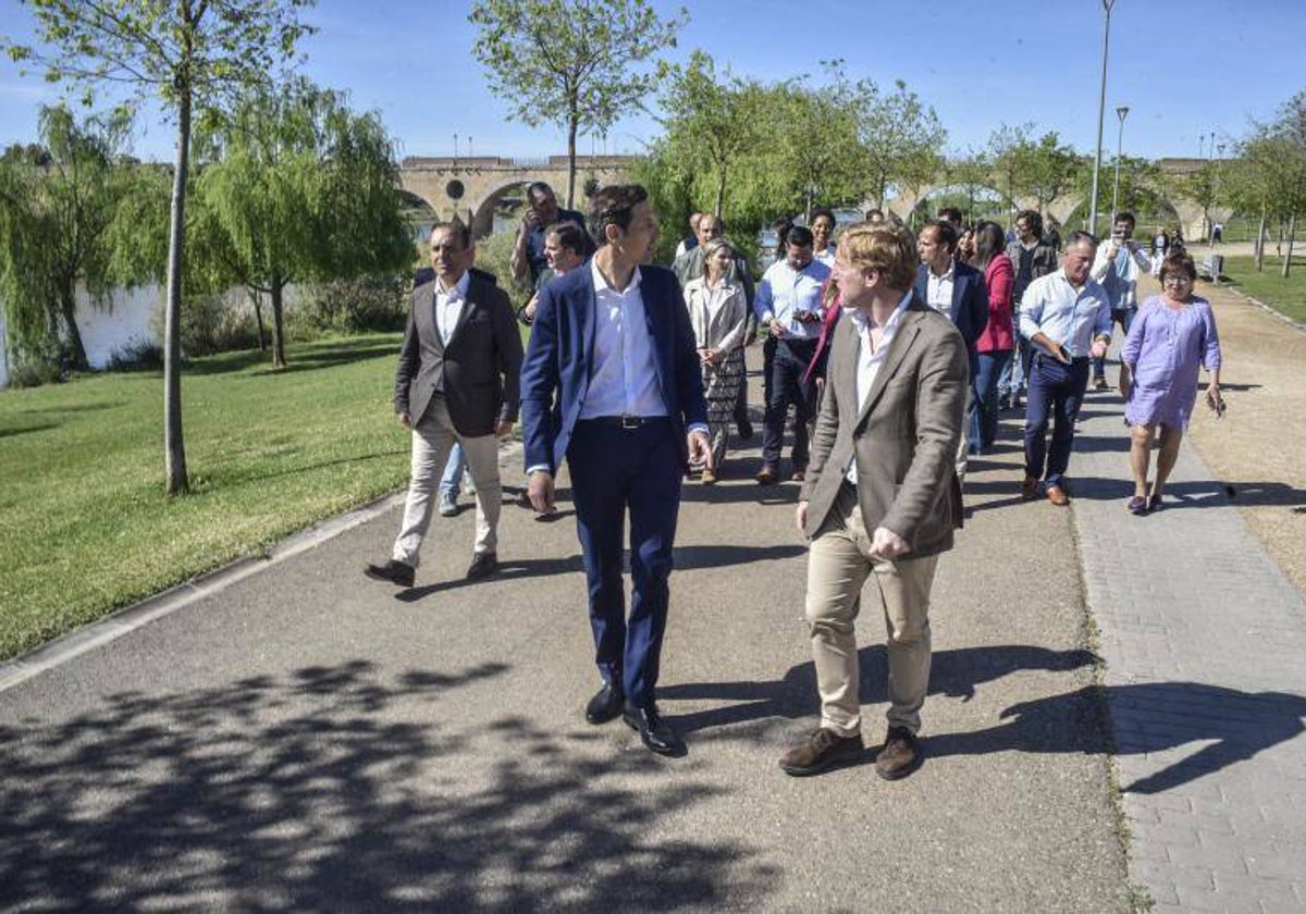 El número uno, Ignacio Gragera, y el número dos, Antonio Cavacasillas, en la presentación de la lista el viernes.