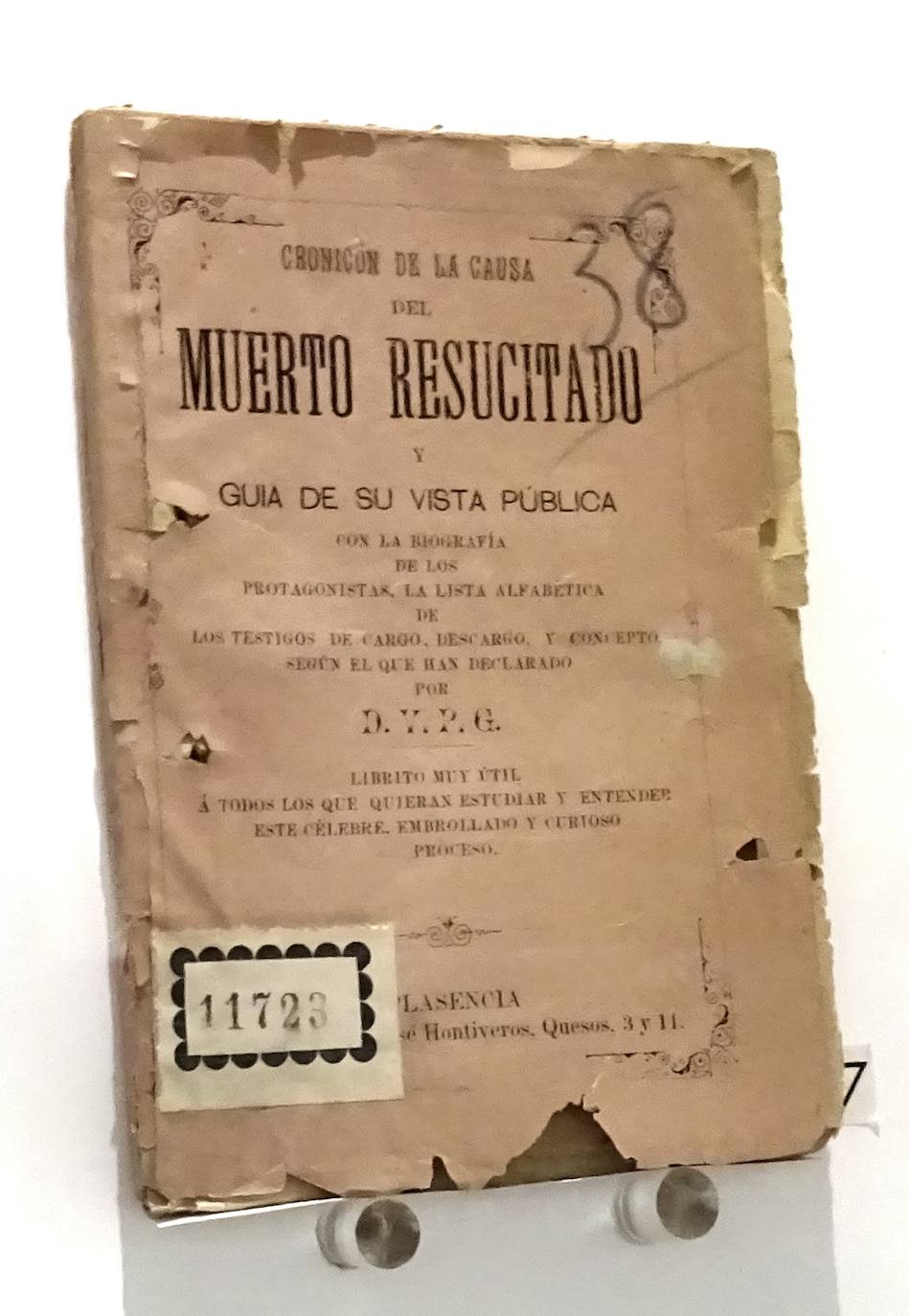 Libro de Vicente Paredes contando el juicio.