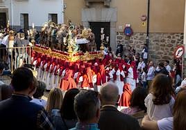 Un momento de la procesión del pasado Jueves Santo.