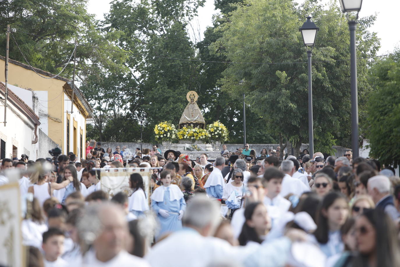 Las mejores imágenes de la bajada de la patrona de Cáceres