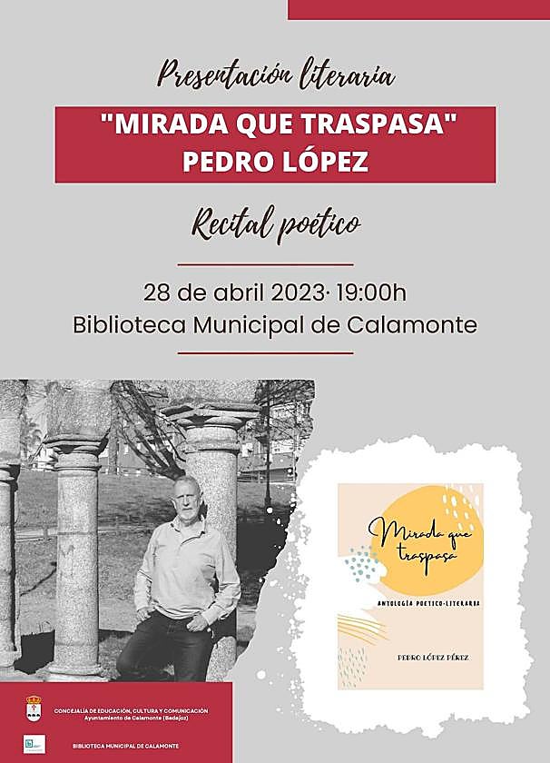 Pedro López presenta en Calamonte su obra 'Mirada que traspasa'