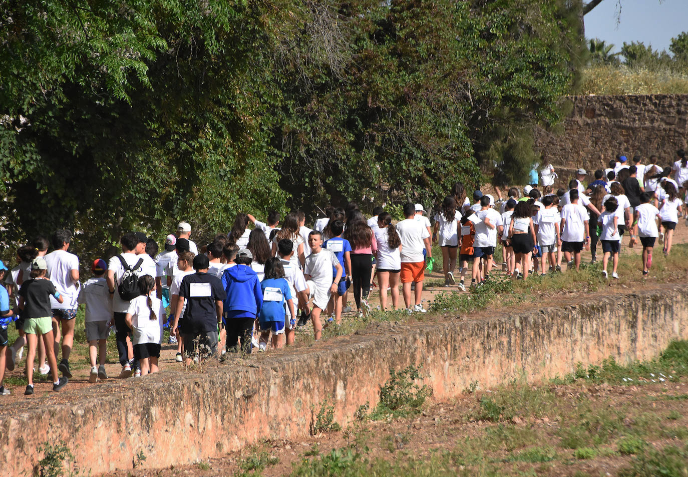 Imágenes de la ruta solidaria.