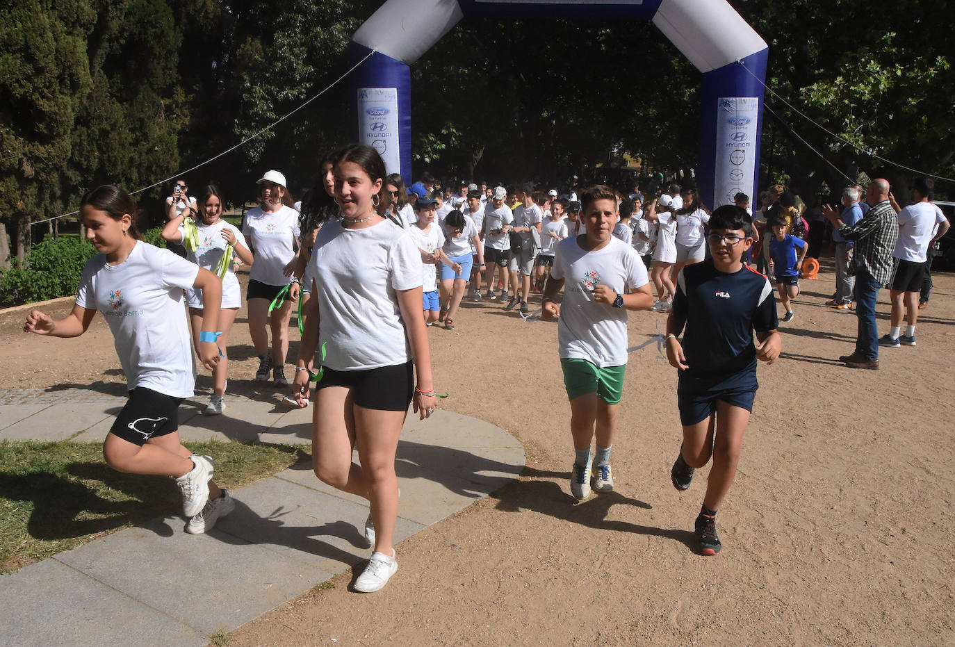 Imágenes de la ruta solidaria.