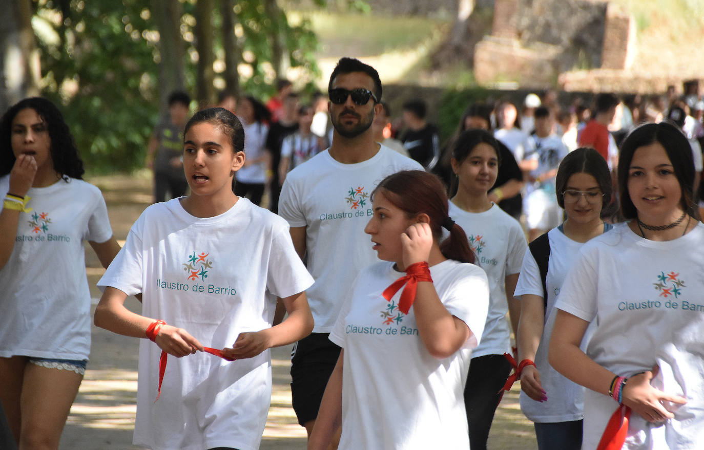 Imágenes de la ruta solidaria.